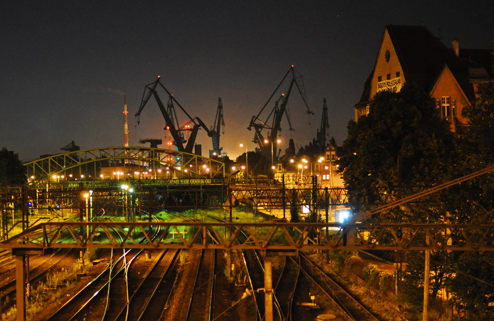 Danzig bei Nacht