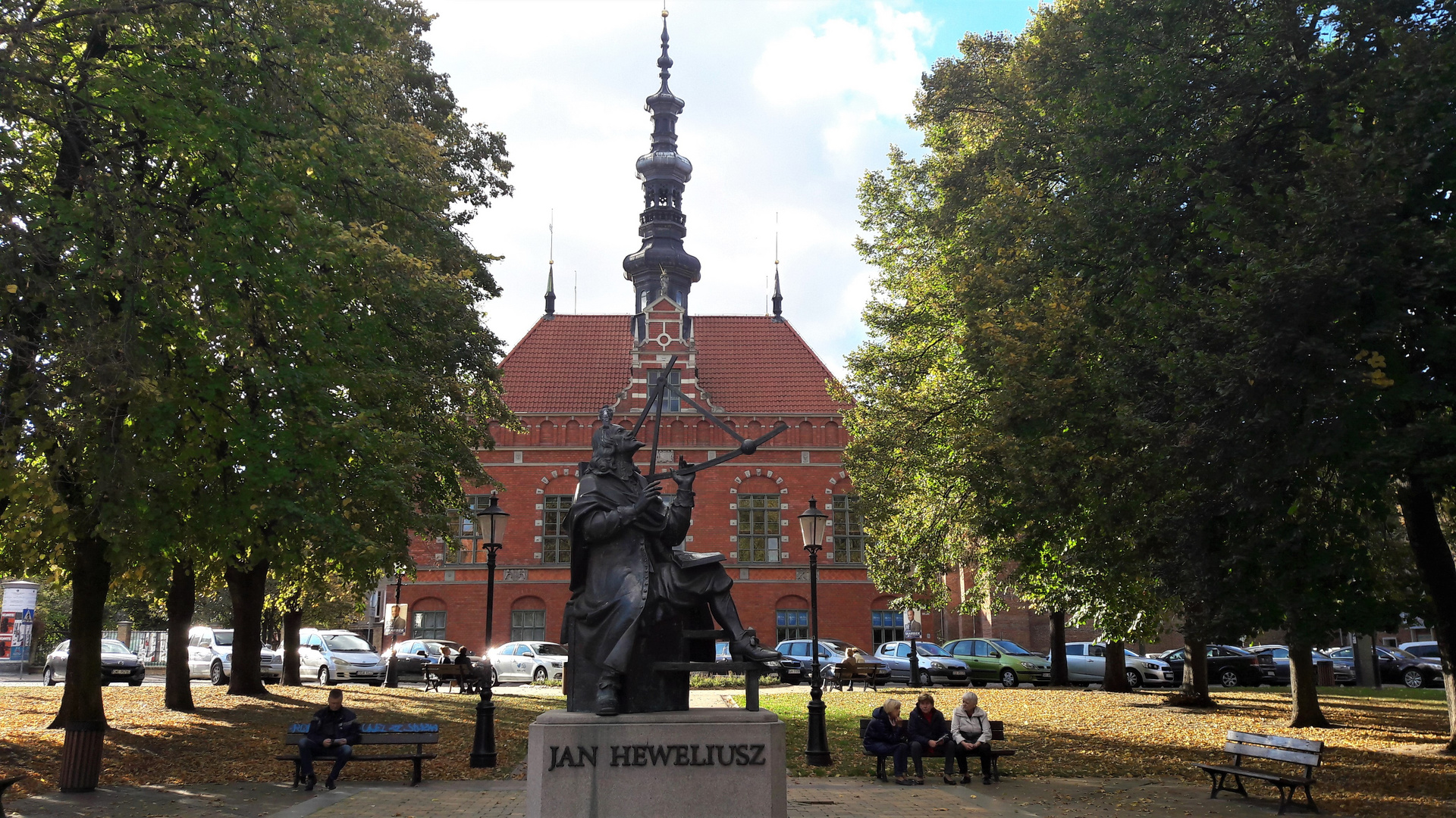 Danzig : Denkmal Johann Hevelius