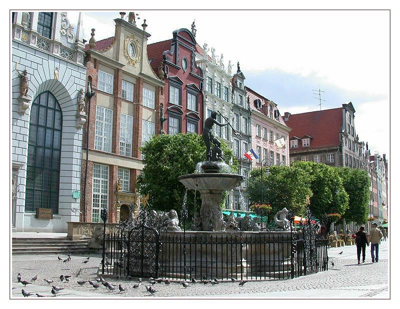 DANZIG  -  Neptunbrunnen