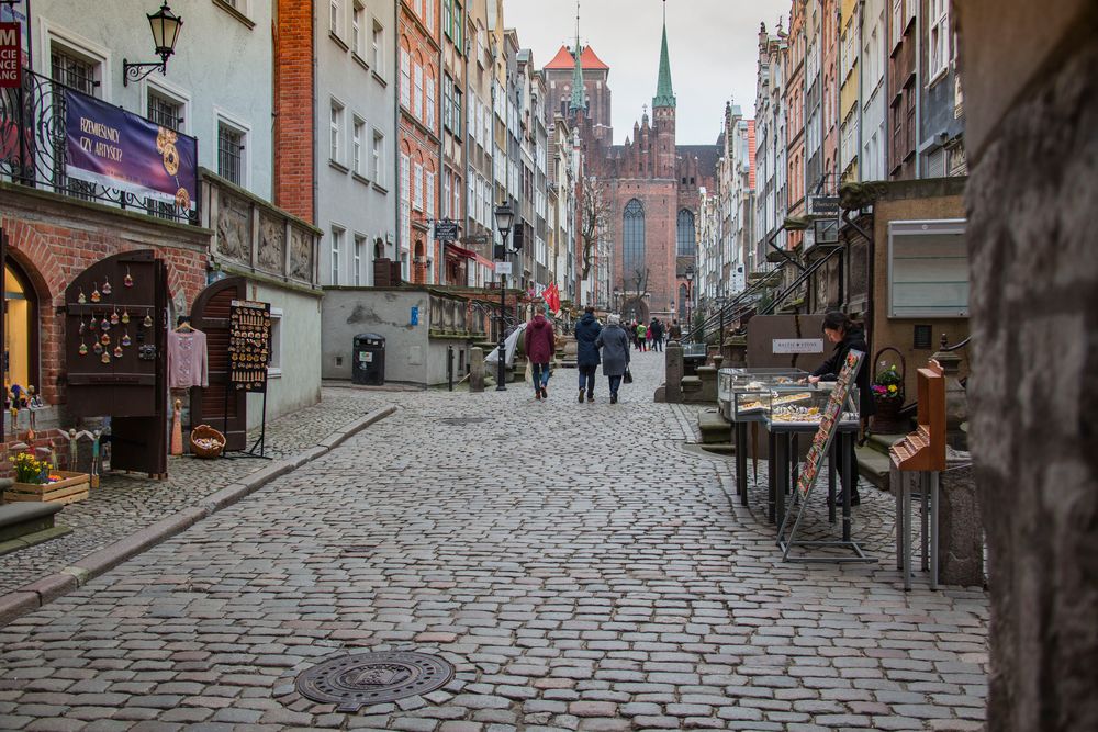 Danziger Seitengasse der Altstadt