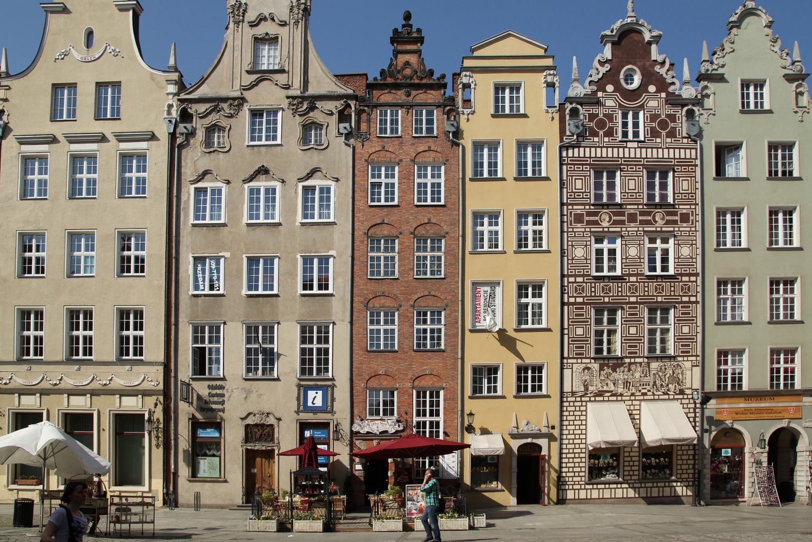 Danzig/Gdansk - Bürgerhäuser am langen Markt