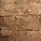 "Darbringen der Maat" – Reliefauschnitte im Hypostyl vom Karnaktempel…