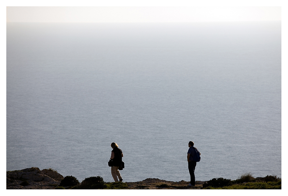 "Darf es ein bißchen Meer sein?", fragte die Insel. © Walter Ludin