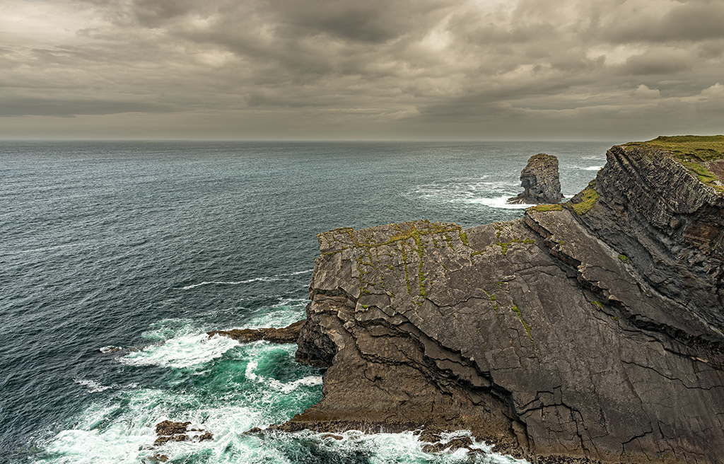 Dark cliffs of Ireland