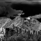 dark clouds over Ladakh