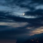 Dark Garda lake, Trentino