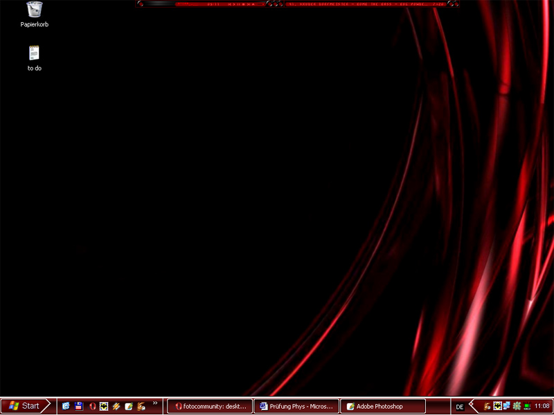 dark red desktop