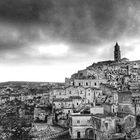 Dark sky over Matera