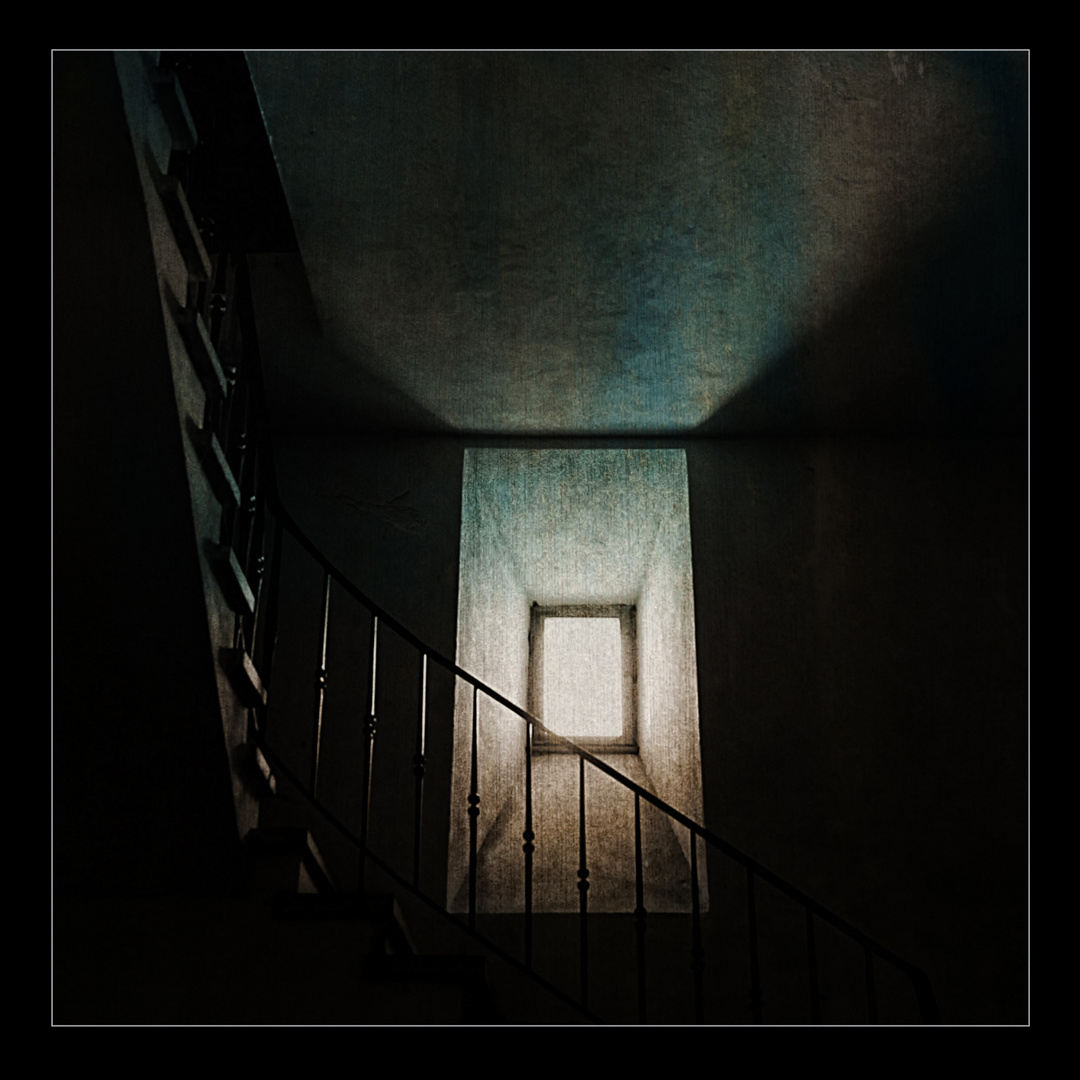 "dark stairway"