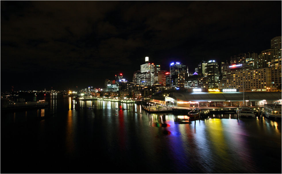 Darling Harbour bei Nacht