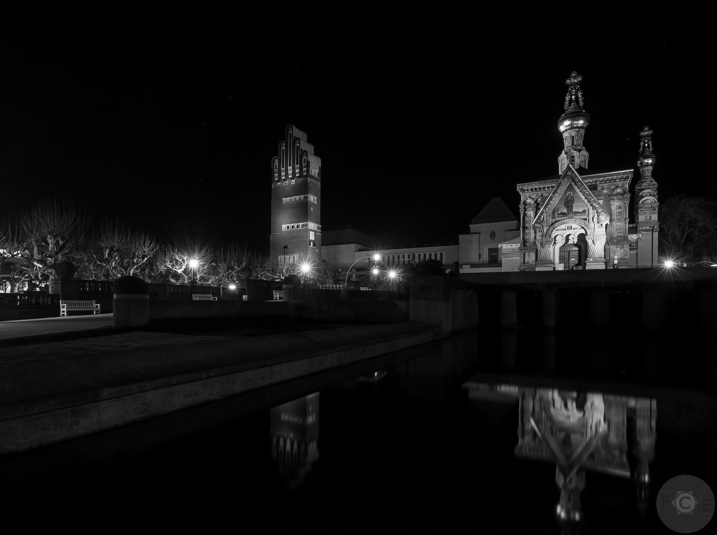 Darmstadt bei Nacht II