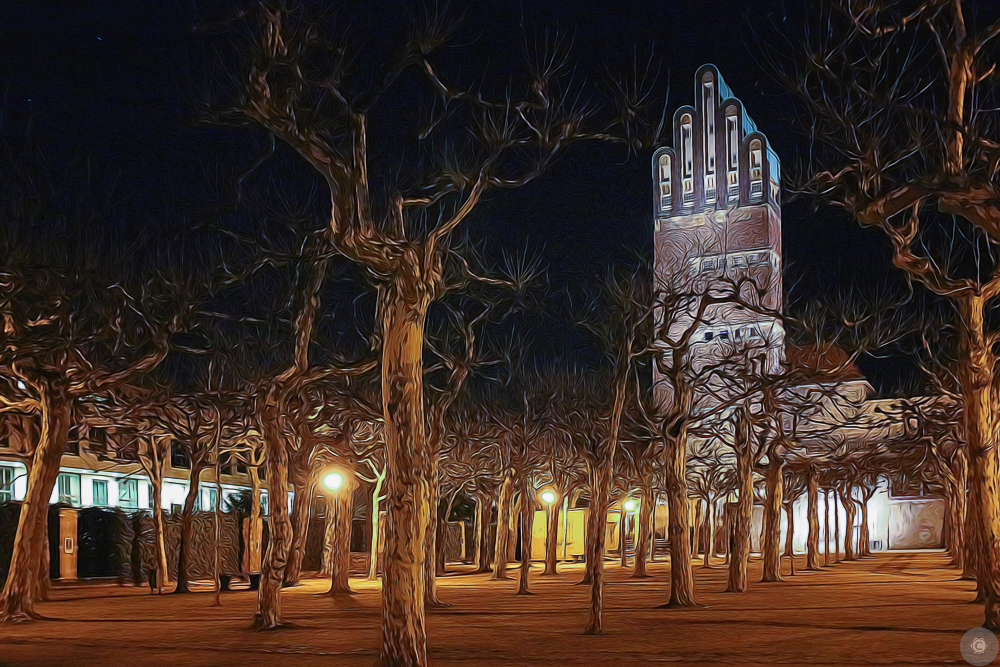 Darmstadt bei Nacht III