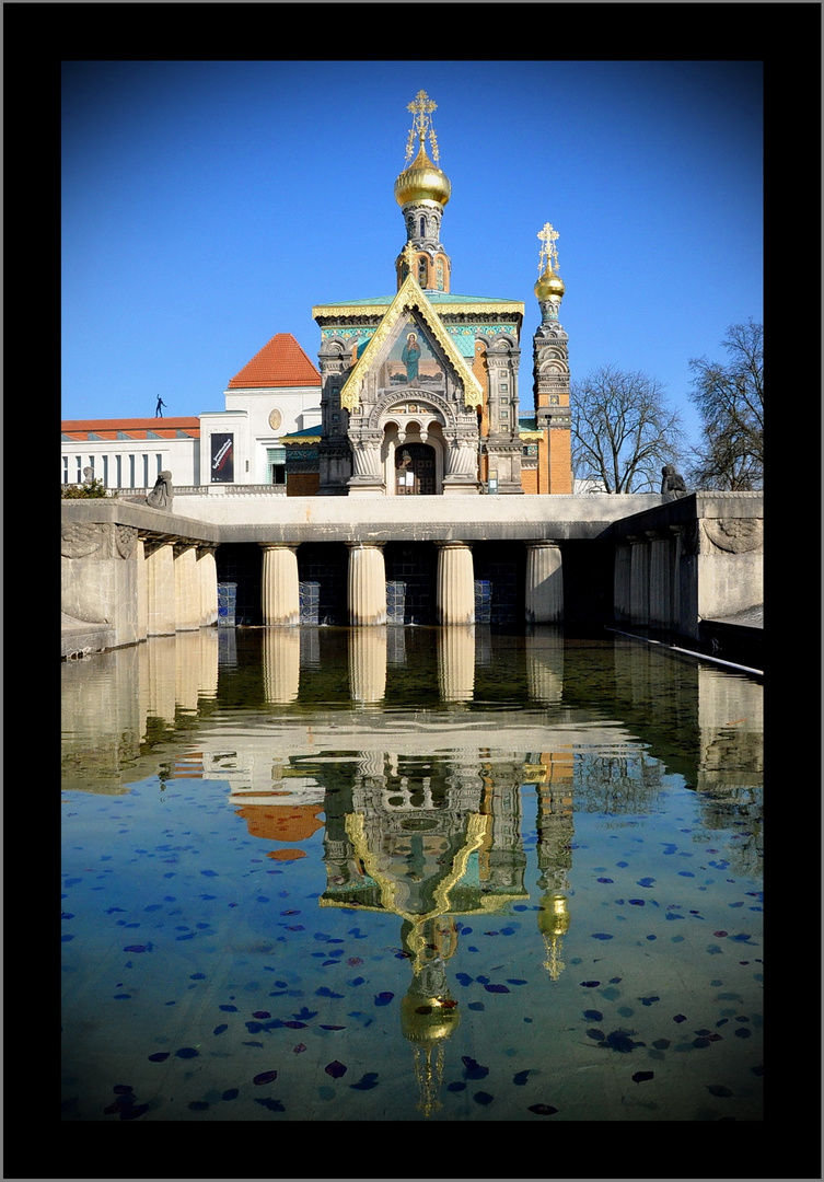 Darmstadt - Mathildenhöhe - Russische Kapelle Maria Magdalena