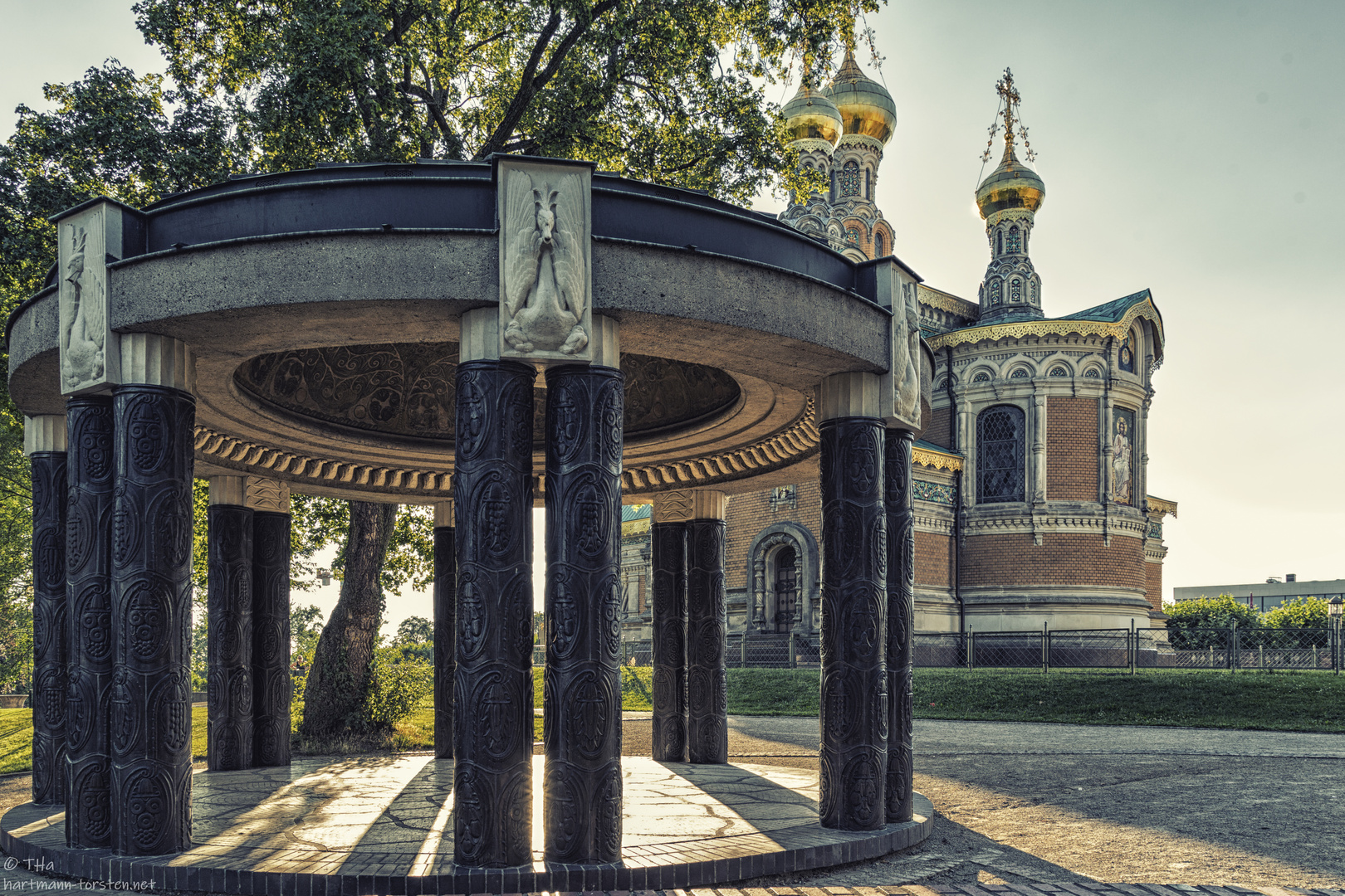 Darmstadt Mathildenhöhe | Schwanentempel