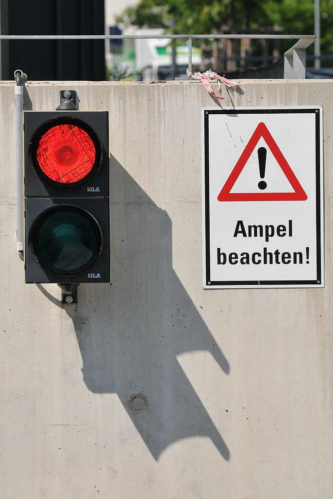 Darmstadtium – Ampel beachten