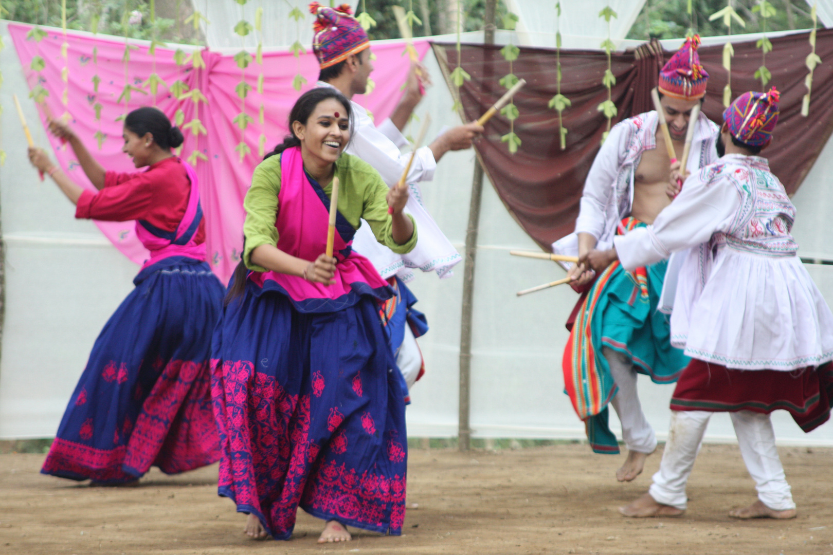 Darpana dancers in Chembakolli