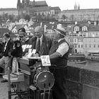 Darsteller auf der Karlsbrücke in Prag