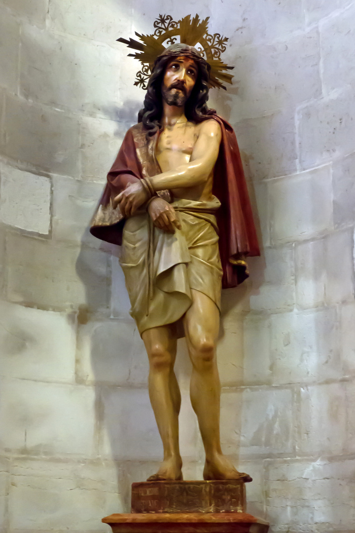 Darstellung aus der Geiselungskapelle an der Via Dolorosa in Jerusalem