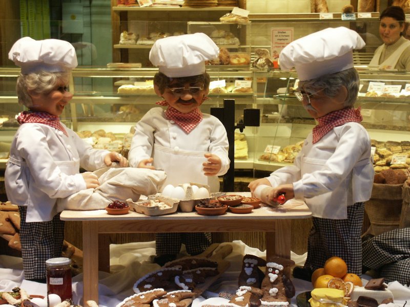 Darstellung der Plätzchenbäckerei von Andreas Lohmann