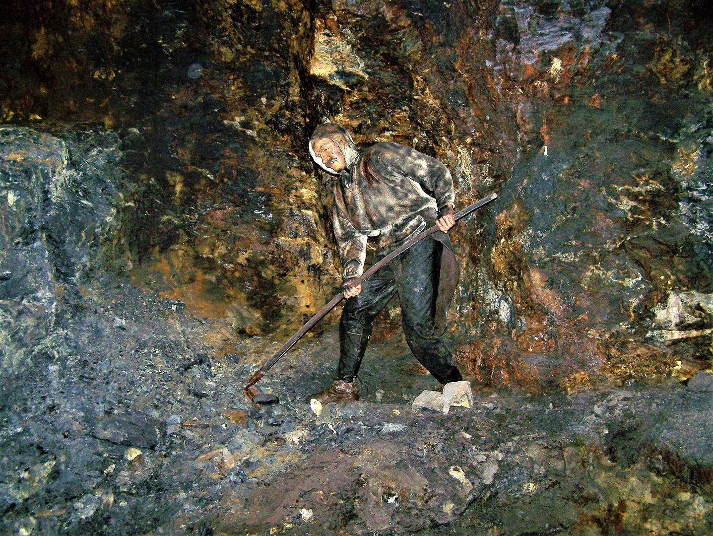 Darstellung eines Bergarbeiters 