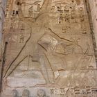 Darstellung eines Feinderschlagungsritual in Medinet Habu (Luxor Westbank)