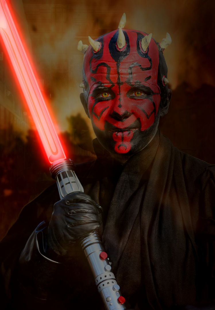 Darth Maul Foto Bild Fotos Composing Farbe Bilder Auf Fotocommunity