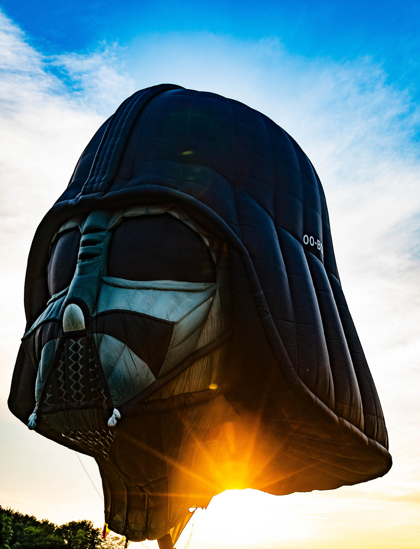 Darth Vader at the Balloon Festival