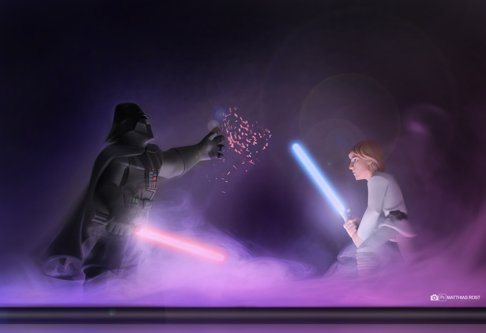 Darth Vader vs Luke Skywalker