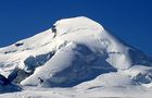 Das 4027m hohe Allalinhorn im Wallis-"Hausberg in Saas-Fee" von Velten Feurich