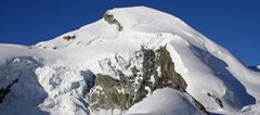 Das 4027m hohe Allalinhorn  im Wallis konnte ich mit  "vorletzter Mühe"...