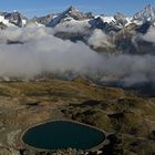 Das 4505m hohe Weisshorn  dominiert für mich die Szenerie...