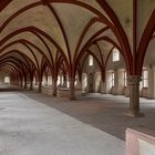 Das 72 Meter lange Mönchsdormitorium im Kloster Eberbach.