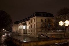 Das abendliche Leineschloss in Hannover