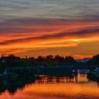 Das Abendrot in Regensburg