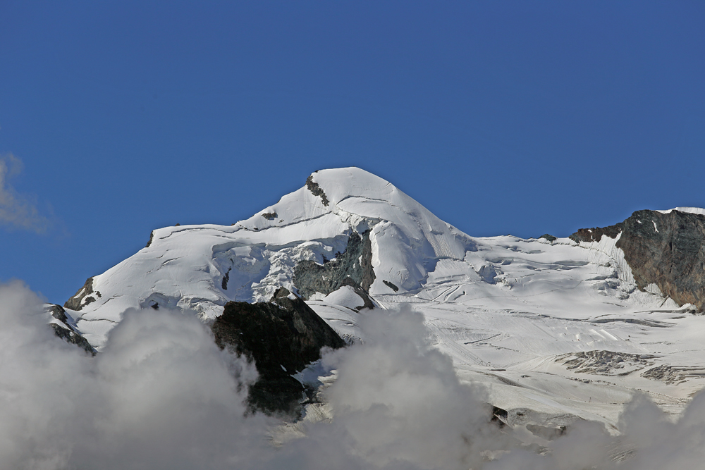 Das Allalinhorn 4027m ist der einzige Viertausender, wo ich mit Bergführer...