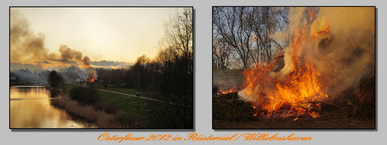 Das Alljährliche Osterfeuer