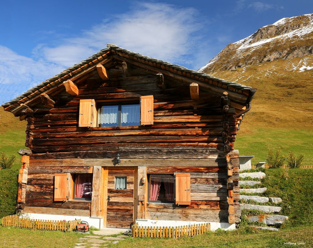 Das Almhaus in Avers-Juppa 2100 m