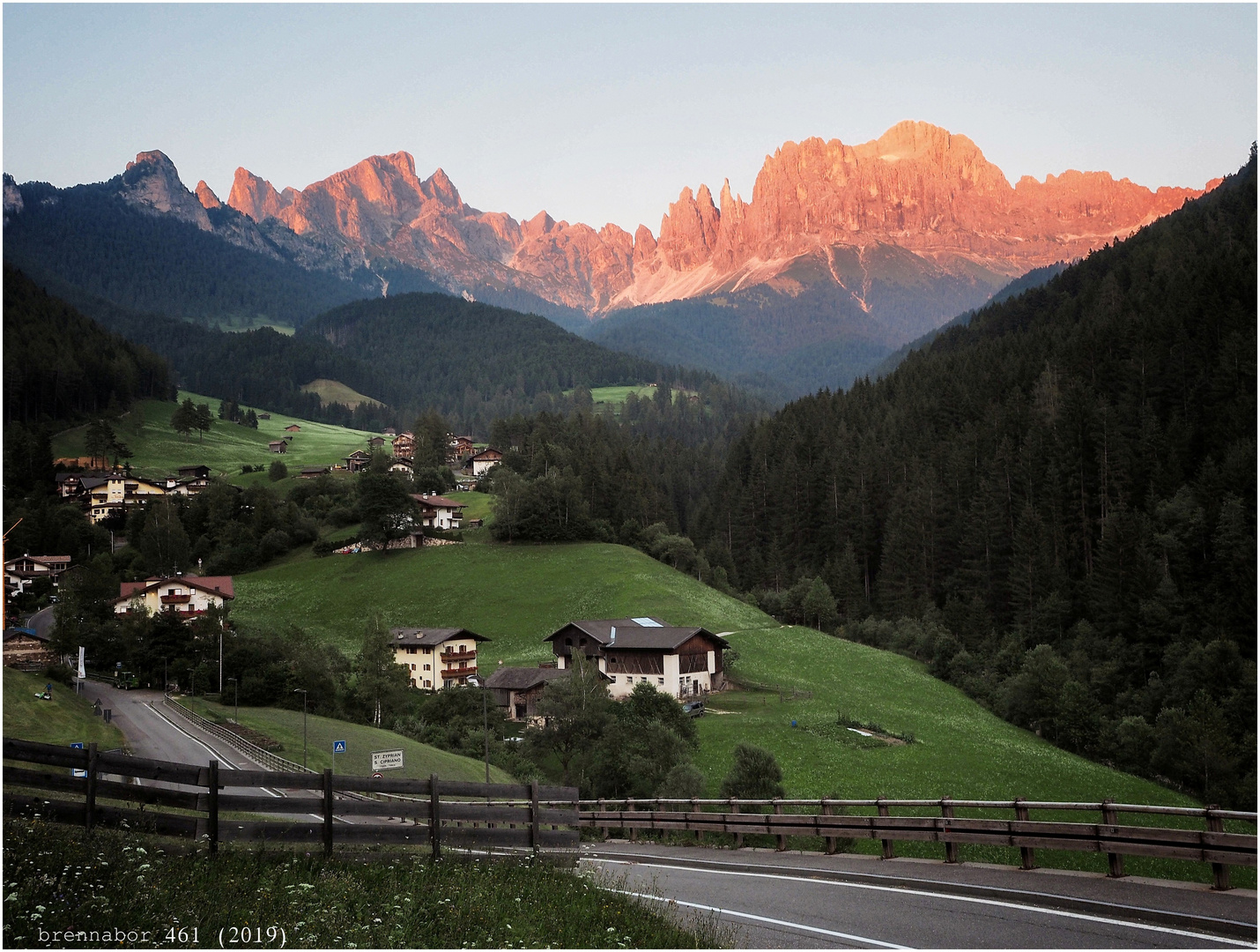 Das ´Alpenglühen´ am Rosengarten