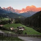 Das ´Alpenglühen´ am Rosengarten