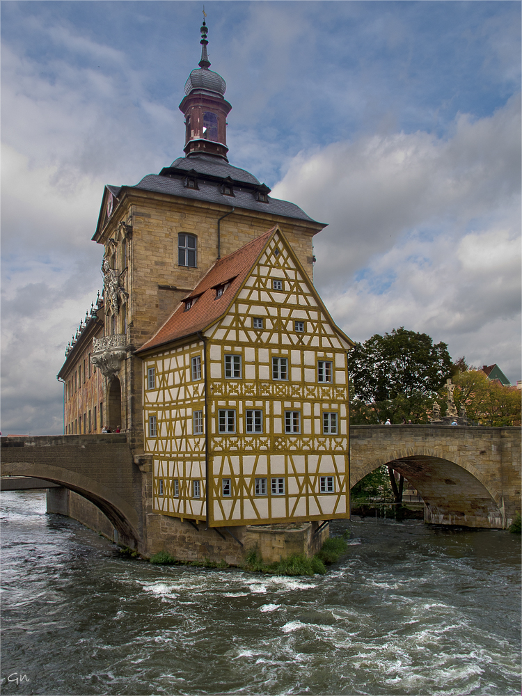 das alte Bamberger Rathaus.....