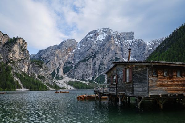 Das alte Bootshaus ...