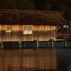 Das Alte Bootshaus im Sonnenuntergang