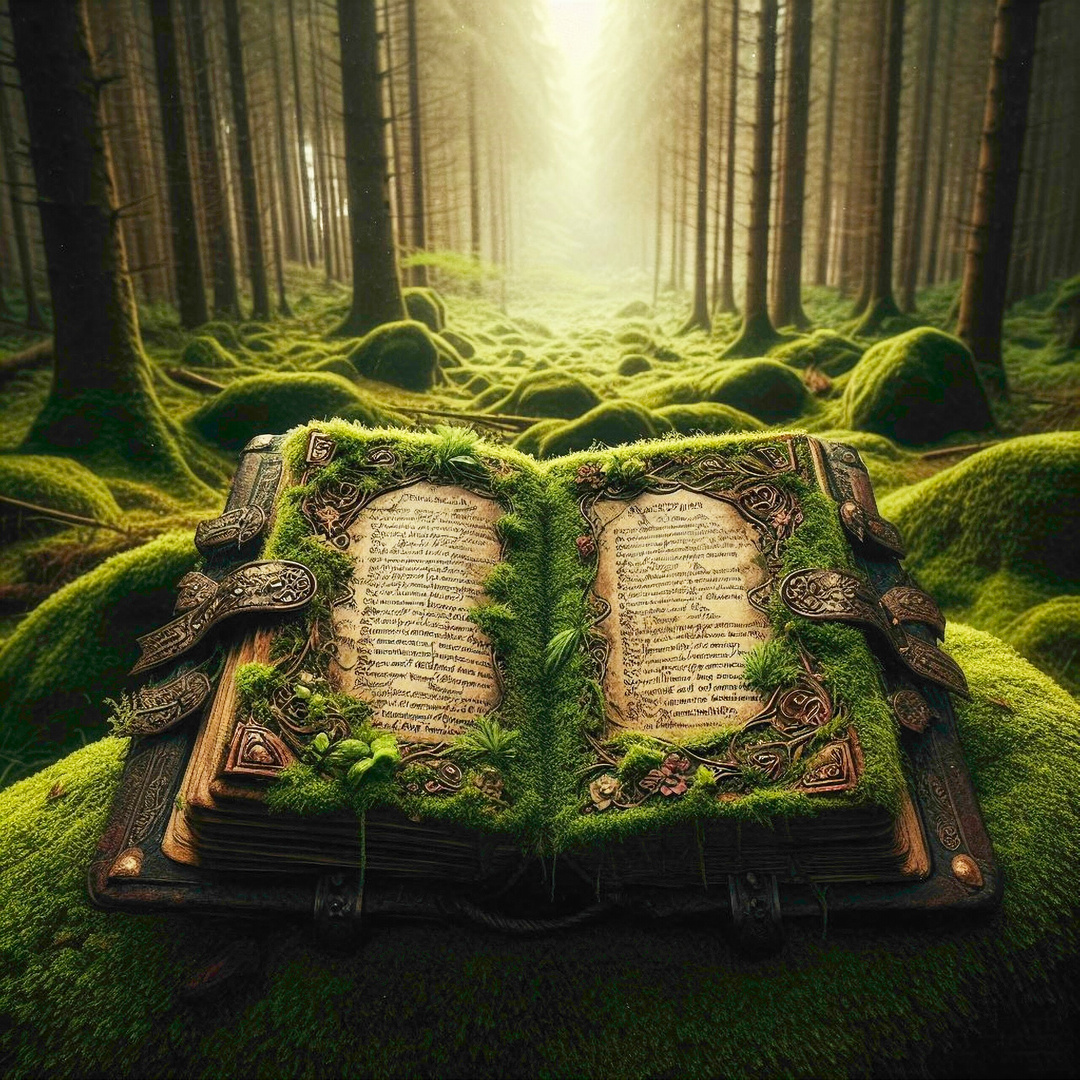 Das alte Buch im Wald von Avalon......
