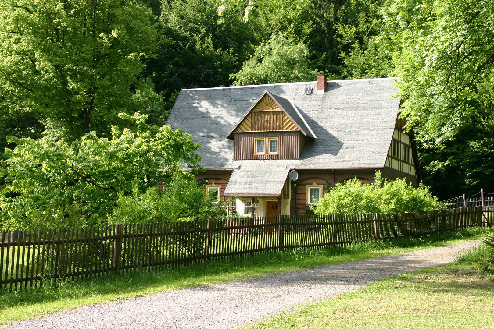 Das alte Forsthaus im Kirnitzschtal