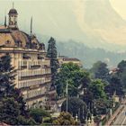 Das alte Grand Hotel in Stresa, ...