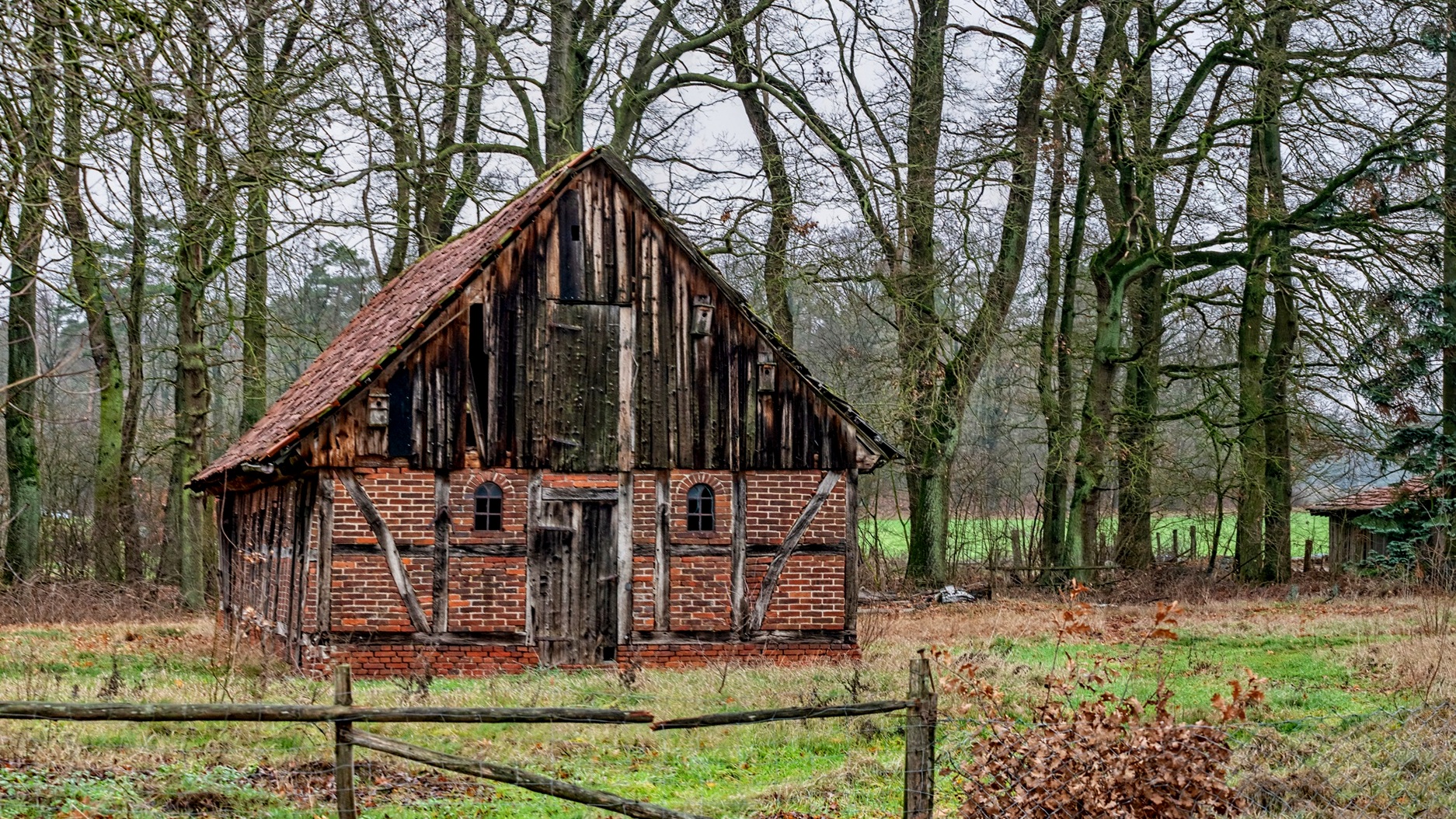 Das alte Haus Foto & Bild bäume, winter, haus Bilder auf