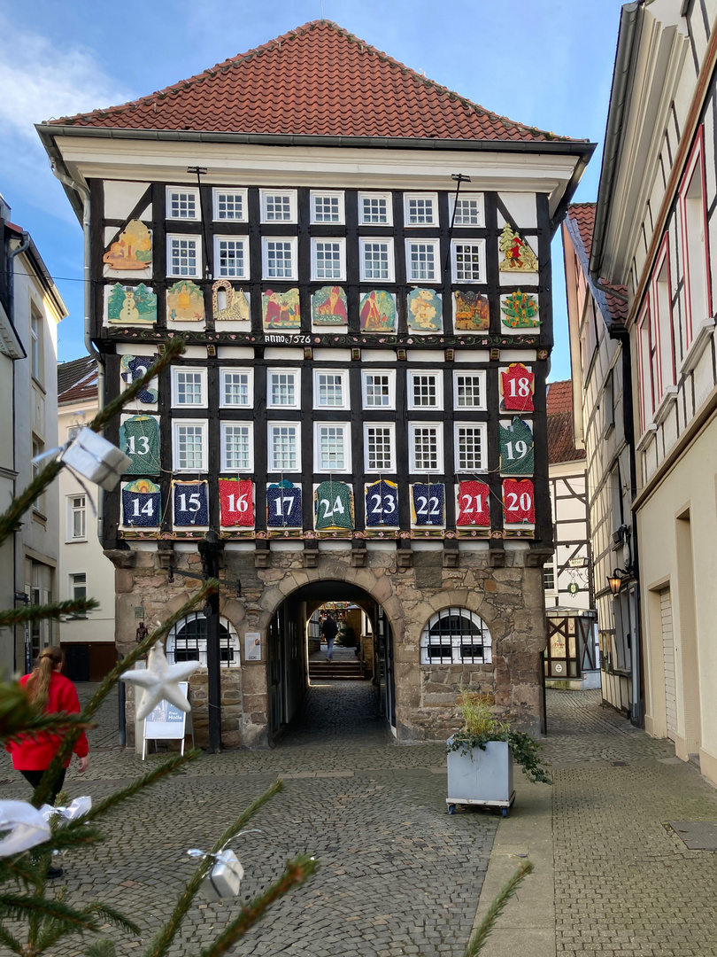 Das alte Rathaus 1576