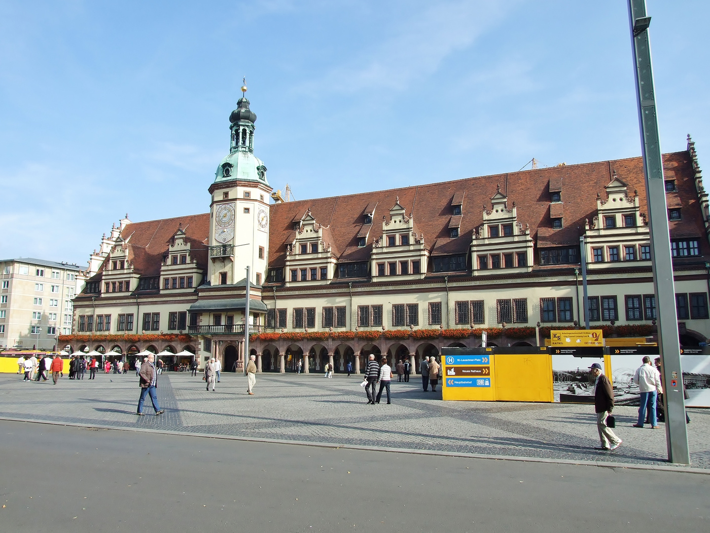 Das Alte Rathaus auf dem Leipziger Markt