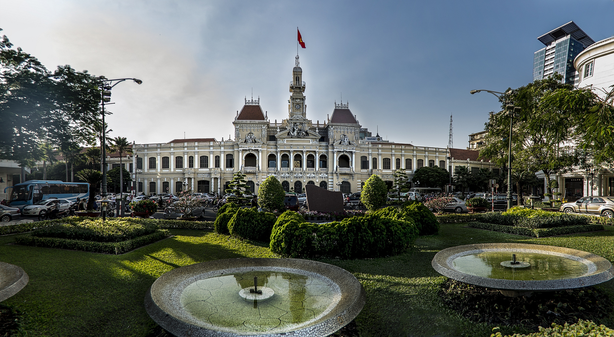 Das alte Rathaus der Stadt Saigon