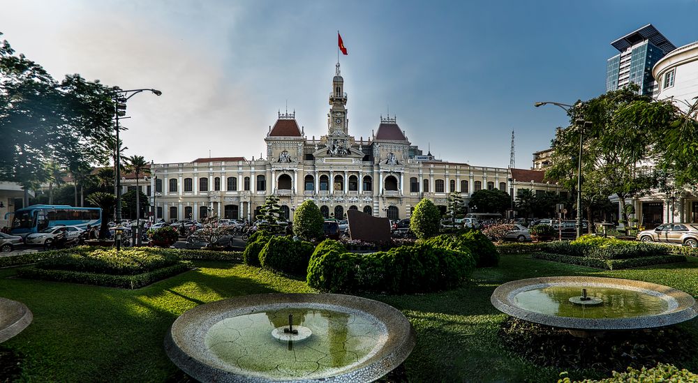 Das alte Rathaus der Stadt Saigon